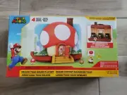Super Mario World of Nintendo Deluxe Toad House Playset - NEW!