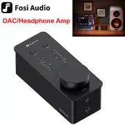Fosi Audio SK02 DAC Amp Headphone Amplifier Desktop Digital to Analog Converter