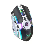 T30 2.4Ghz 2400Dpi Three-Speed Adjustable Rgb Backlight Wireless Optical Mouse (Black)