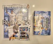 12 Empty Album + 12 Box Magic Box Int Real Madrid No Panini Ronaldo Beckham FIGO