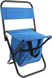 VINTORKY Hunting Chairs Folding Stool Lightweight Portable Foldable Fishing Chairs with Storage Pouch Backrest for Adults Travel Hiking Walking