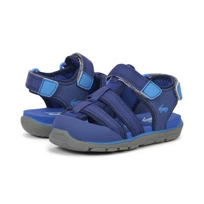 New See Kai Run "Wilder" navy rubber toe machine washable sandals, 12,NWT