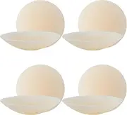 [XINXBAI] Seamless Set Full-Cover Silicone Adhesive Nipple Pads Non-Exposed Breathable Large Reusable Ultra-Thin Invisible Chest Paste Anti-Protruding Areola Solid Silicone Self-Adhering Tape