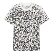 Adidas Originals X Fiorucci Pop Art Faces tee Shirt White Black Limited Edition