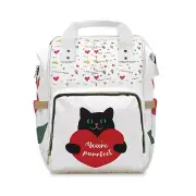 You're Purrfect Diaper Bag, Cat Lover Backpack, Cute Baby Gear, Love is Love,