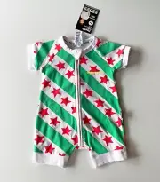 BNWT Unisex Bonds Wondersuit Zippy Romper Christmas Xmas Size 0 (6-12 Months)