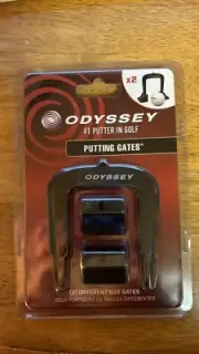 Odyssey Golf Putting Gates Golf Aid 2 Gates Alignment Sticks 50 & 60mm NEW