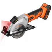 Mini Circular Saw, 20V 3400RPM Professional Cordless Circular Saw, 2Ah Cordless