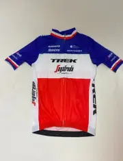 Trek Segafredo Cycling Jersey Men's Medium Santini Training French Flag Colors