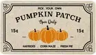 Fall Décor Door Mat 17x30 Inch Pumpkin Patch Farmhouse for Seasonal Thanksgiving