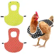3Pcs Chicken Saddle Hen Saddle with Adjustable Straps Hen Saddle Apron