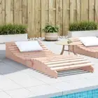 Sun Lounger 205x80x31.5 cm Solid Wood Douglas vidaXL