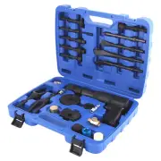 Heavy Air Hammer Set 2100BPM Pneumatic Tool Kit with Storage Case 1/4" Inlet