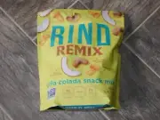 WOW Pina Colada Snack Mix RIND REMIX Coconut/Cashew/Pinapple 6/24 Vegan 15 OZ