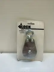 Block Division 600 Lbs. Load Limit, Swivel Eye Snatch Block Single Sheave, 2"...