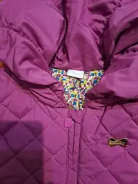 在飛比找Yahoo!奇摩拍賣優惠-麗嬰房粉紫色鋪棉外套