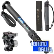 Leofoto MP-285C+VH-10S CF Monopod with VH-10S Two Way Tilt Head