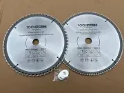 2PC MITRE SAW TABLE SAW DROP SAW 305mm 60T,100T ARBOR 30MM - BUSH 25.4/16/10 TCT