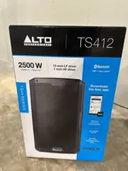 Alto Professional TS412 2500W 12" 2-Way Powered Active DJ PA Speaker w Bluetooth