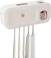Wall Mounted Toothbrush Holder | Tooth Brush Sterilizer Cleaner Wall Mounted,Wall Mounted Tooth Brush Sterilizer Cleaner, Automatic Toothpaste Squeezer Dispenser Smart UV Cleaner