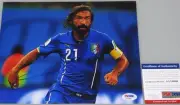ANDREA PIRLO Italy 2006 World Cup Hand Signed 8'x10' Photo + PSA DNA COA