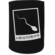 Alcohol Stubby Holder - Very Old Picture - Funny Novelty Birthday Gift Joke Beer Can Bottle