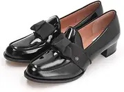 [LANVIN en Bleu] Lanvin on Blue 2828 Women's Loafers Ribbon Motif Heel Up Loafers, B Glass, 22.5 cm E