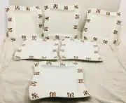 Villeroy & Boch NEW WAVE stick figures 6 x dinner plates ltd ed NEW Newwave