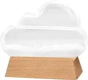 Storm Glass Weather Forecaster Cloud Shape Storm Glass Weather Predictor Decorative Home Weather Station Bottle Ornament Weather Predicting Storm Glass, Barometer, Home Weather Station-