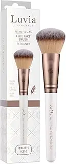 Luvia Professional Makeup Brush, Powder Make-Up Brush, Powder Brush for the Face, Bronzer, Contour, Vegan Cosmetic Brush, 216 // Full Face Brush - Elegance