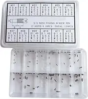 2023 Stainless Steel Mini Screw Pins 0.8mm-1.5mm Mini Watch Fixing Screws Pins Assortment Kit Watch Accessories