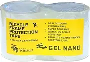 Lazy Turtle Bicycle Frame Protection Tape - 2 Rolls x 2.5m x 65mm White
