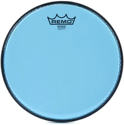 Remo Emperor Colortone Blue Drumhead - 10 inch (2-pack) Bundle