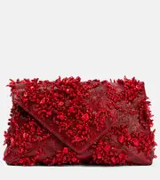 [Dries Van Noten] Dries Van Noten Embellished clutch One Size red