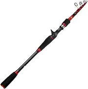 Telescoping Fishing Rods - Freshwater Telescoping Rod | Portable Extendable Fishing Rod Kit | Reel Tackle Accessory | Fishing Equipment Shrimp Rod for Travel Saltwater Freshwater Fishing