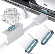 USB C Anti Dust Plug for iPhone 16E 16 15 Pro Max Samsung S25 S24 Ultra A26 A36 A56 Galaxy S23 FE Dust Plugs Protector for Kindle, Type C Charging Port Metal Cover Clip Case for Google Pixel 9a 2 Pack