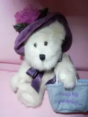 Boyds "Ineeda Bargain" 2004 8in Bear "Shop Till You Drop" Bag ~ 903062 ~Retired