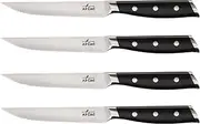 All-Clad Forged German Stainless Steel Steak Knife Set 4 Piece, Fully Forged, Expert Precision, Home Kitchen Knife Set, Knife Block Set, Kitchen Knives, Cookware Utensil, Cook Tool, Ultra Sharp