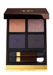 Tom Ford Eye Color Quad Crème, Iconic Smoke, Eyeshadow, Velvet-soft, Classic Smoky Eye, Purples and Browns - Ionic Smoke
