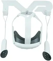 VR Headset Hanger Stand Mount for Meta Quest 3/Quest Pro/Quest 2/Valve Index/HTC Vive/Playstation/Pico 4/Quest Rift,VR Game Accessories Storage Hanger Stand Holder Hook VR Headset,White