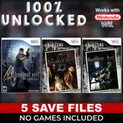 Resident Evil 4 0 Remake Wii Nintendo SD Memory Card Everything Unlocked