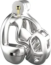 HCUDFN Chastity Cage Male Chastity Cage Penis Cage Chastity Belt For Men SM Bondage Chastity Sex Toys for Men Couples(S,48mm)