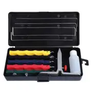 Molibao Kitchen Sharpening System - Professional Knife Sharpener with 5 Stones