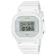 CASIO 卡西歐(GMD-S5600BA-7)G-SHOCK WOMEN 輕巧休閒風格 經典方形電子錶-白色