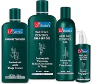 Dr Batra's Hair Fall Control Serum-125 ml, Conditioner - 200 ml, Hair Fall Control Oil- 200 ml and Hair Fall Control Shampoo - 200 ml
