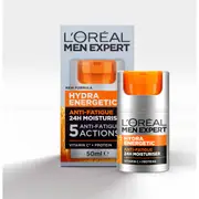 L'Oreal Men Expert Hydra Energetic 24 Hour Moisturiser 50ml
