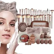 Makeup Brushes Foundation Set - 56X Concealer Blush Eyeshadow Applicator Brushes,Makeup Tool Set with Organizer Bag for Women, Girls, Beginners, Professionals