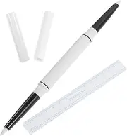 HONMEET 1Set Double Ended for Tattoo Precision Drawing Easy Erase Design with Ruler for Eyebrow Mapping