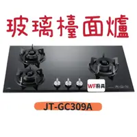 在飛比找蝦皮購物優惠-WF廚具 喜特麗 JT-GC309A JT-GC309S 三