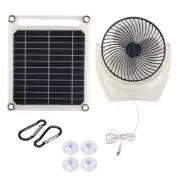 6W Solar Powered Panel Fan Solar Panel Powered Lightweight Exhaust Fan